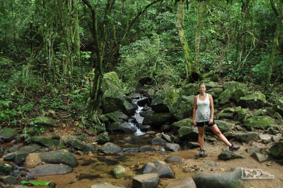 Na trilha entre Caiera e a praia de Naufragados, no extremo sul de Florianópolis, Ilha de Santa Catarina